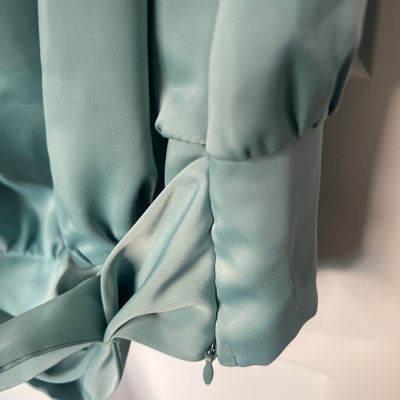 New York & Company Scoop Waist Tie Sleeveless Blouse NWT Women's Size Large - Picture 4 of 7